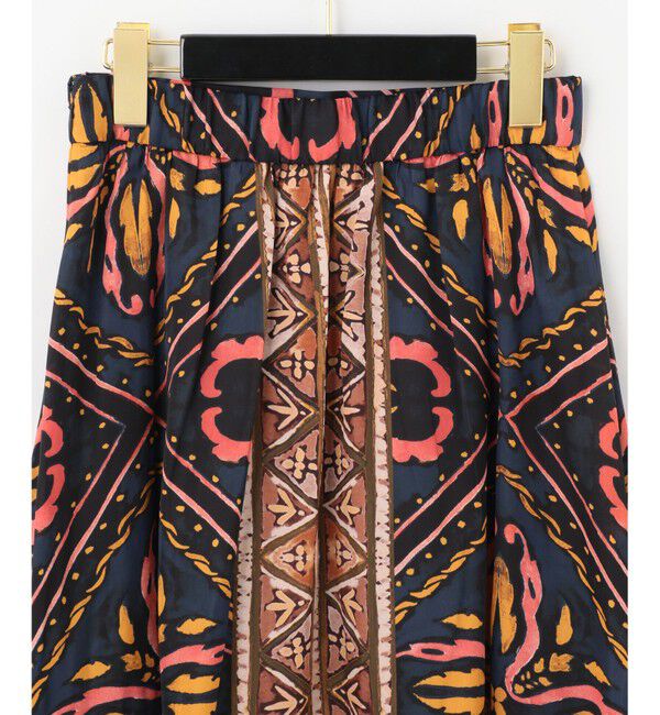 GRACE CONTINENTAL「エスニックプリントフレアスカート」|スカート|