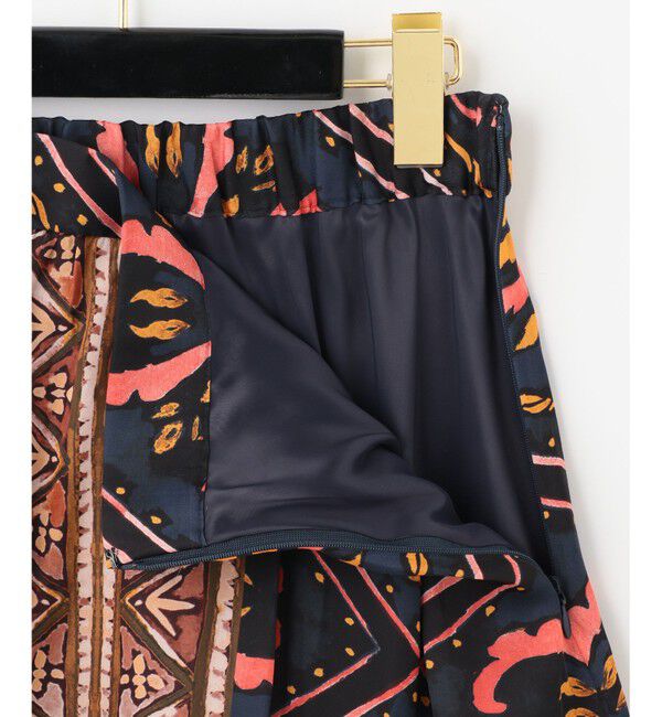 GRACE CONTINENTAL「エスニックプリントフレアスカート」|スカート|