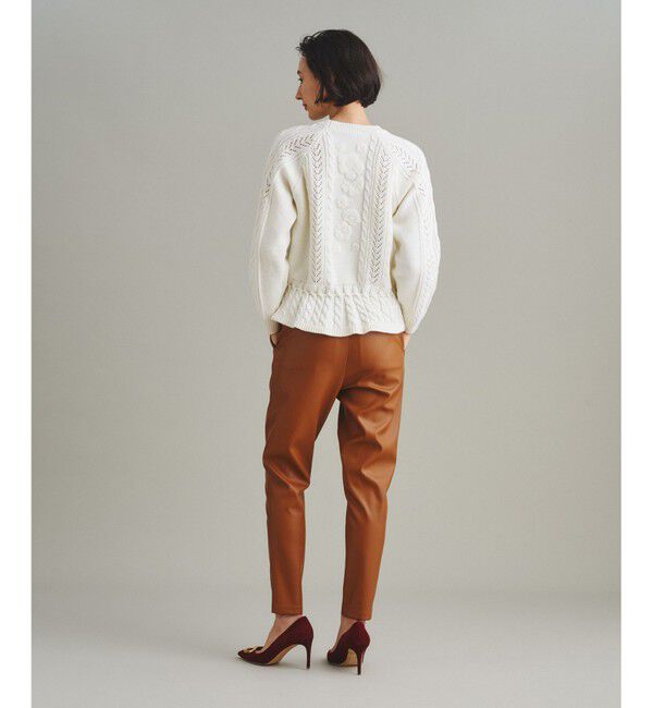  「フローラル刺繍トップ」|ニット・セーター|