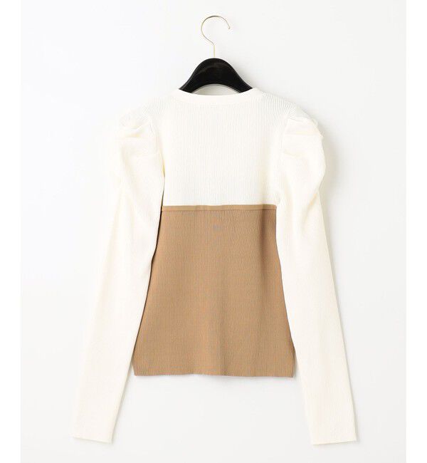 Diagram「バイカラーリブニットトップ」|ニット・セーター|