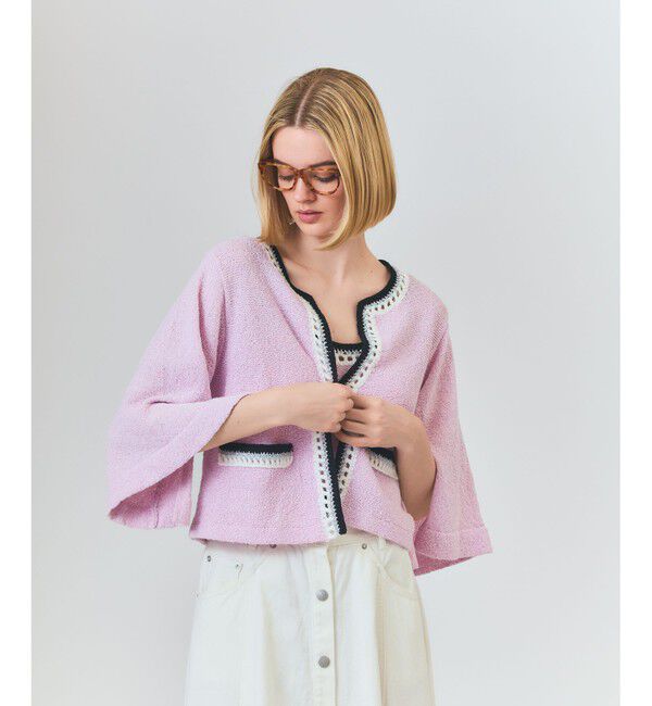 Grace Class「ツイーディーニットカーディガン」|カーディガン|