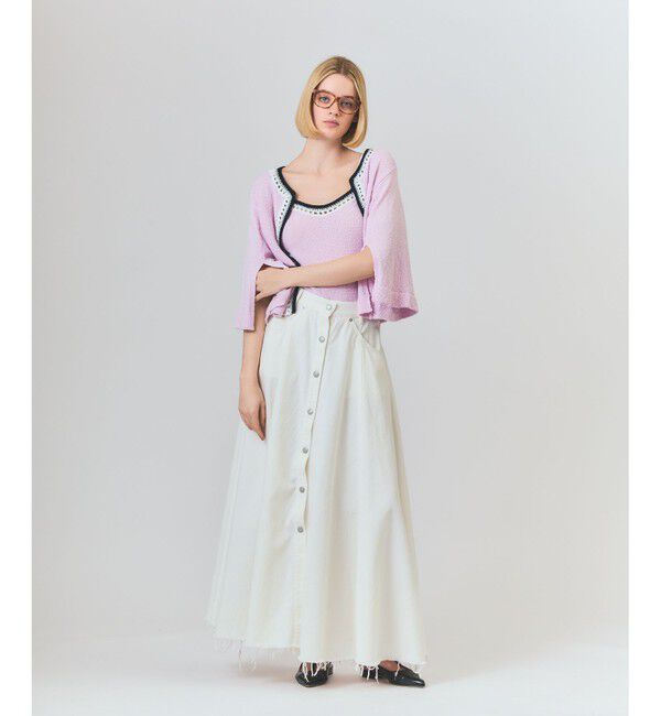 Grace Class「ツイーディーニットカーディガン」|カーディガン|