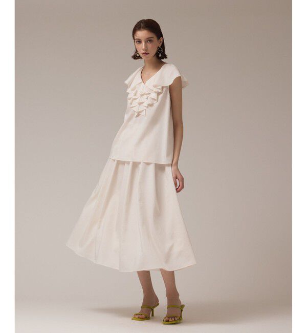 GRACE CONTINENTAL「フレアタックスカート」|スカート|