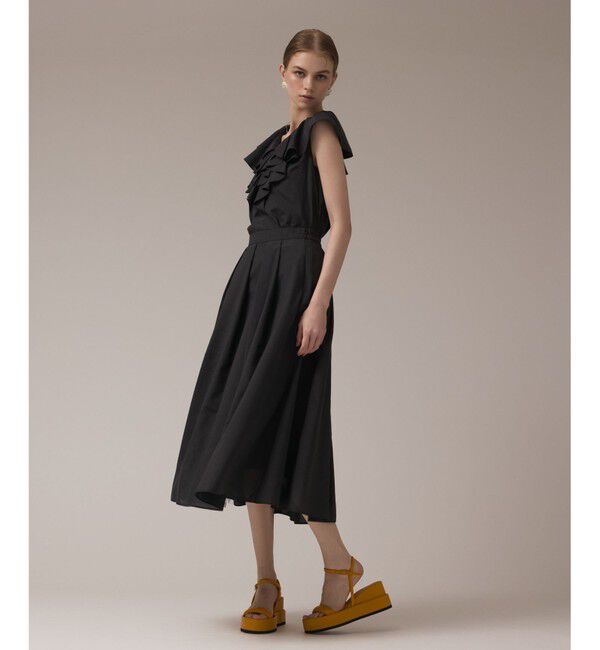 GRACE CONTINENTAL「フレアタックスカート」|スカート|