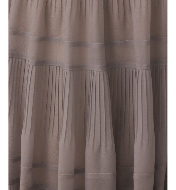 GRACE CONTINENTAL「プリーツティアードスカート」|スカート|