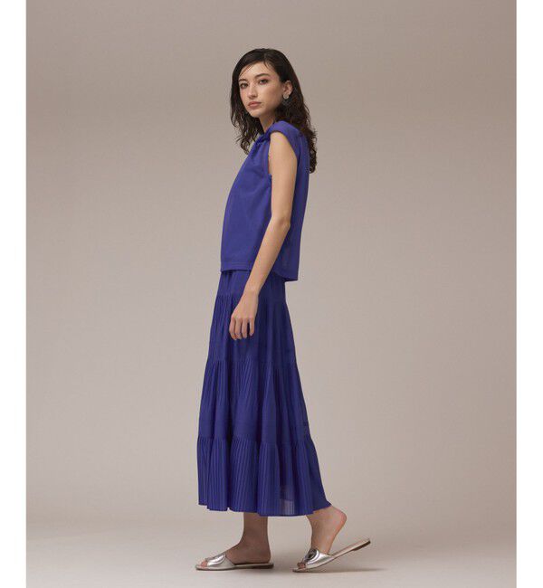 GRACE CONTINENTAL「プリーツティアードスカート」|スカート|