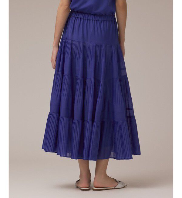 GRACE CONTINENTAL「プリーツティアードスカート」|スカート|