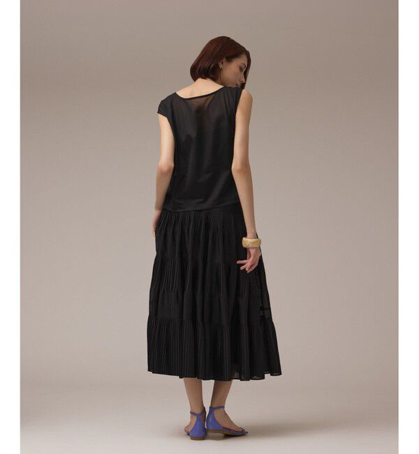 GRACE CONTINENTAL「プリーツティアードスカート」|スカート|