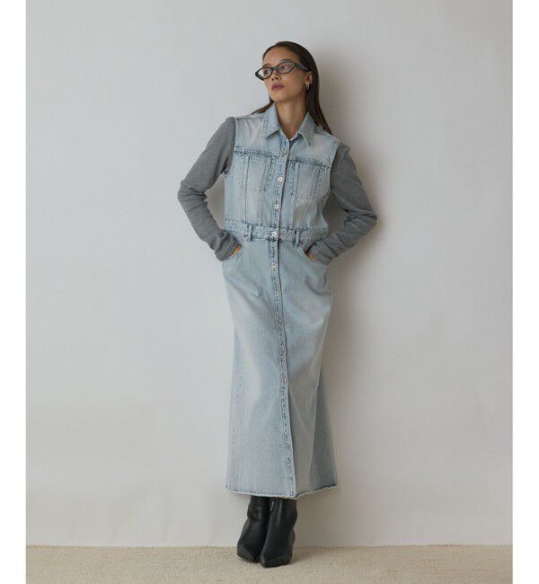 Diagram「デニムロングジレワンピース」|ワンピース|