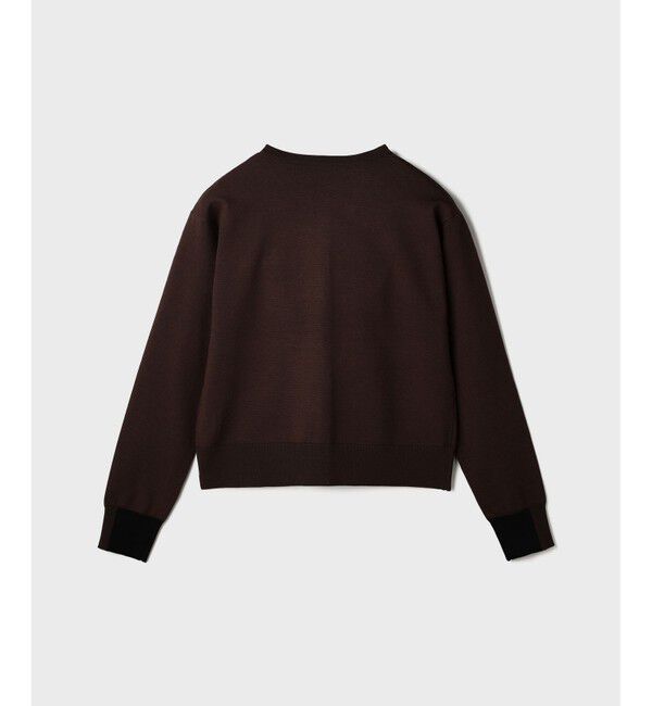 Diagram「バイカラーロゴニットカーディガン」|カーディガン|