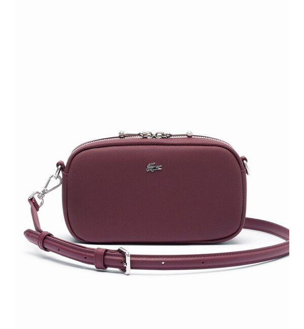 LACOSTE「デイリーシティ 鹿の子エンボス加工 ショルダーバッグ」|ショルダー・メッセンジャー|