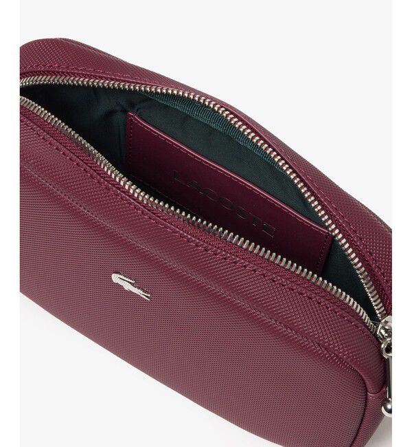 LACOSTE「デイリーシティ 鹿の子エンボス加工 ショルダーバッグ」|ショルダー・メッセンジャー|