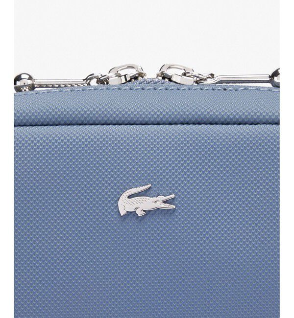 LACOSTE「デイリーシティ 鹿の子エンボス加工 ショルダーバッグ」|ショルダー・メッセンジャー|