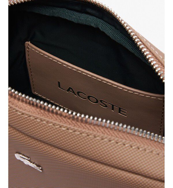 LACOSTE「デイリーシティ 鹿の子エンボス加工 ショルダーバッグ」|ショルダー・メッセンジャー|