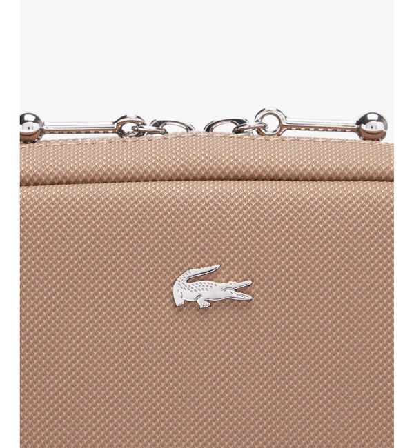 LACOSTE「デイリーシティ 鹿の子エンボス加工 ショルダーバッグ」|ショルダー・メッセンジャー|