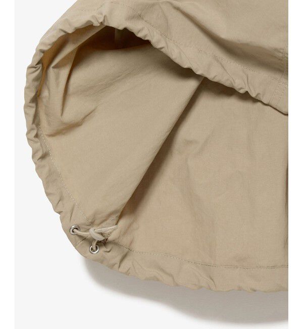 LACOSTE「異素材切り替え バルーンシルエット コンビネーションノースリーブドレス ワンピース」|ワンピース|