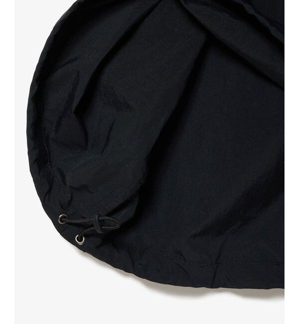 LACOSTE「異素材切り替え バルーンシルエット コンビネーションノースリーブドレス ワンピース」|ワンピース|