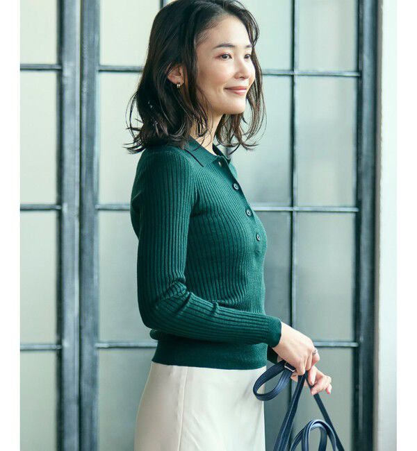 LACOSTE「3Dニッティングメリノウールポロセーター」|ニット・セーター|