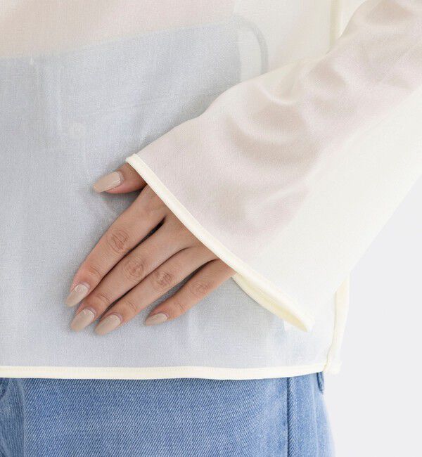 NOLLEY'S「ラメシアートリコットプルオーバーカットソー」|Tシャツ・カットソー|