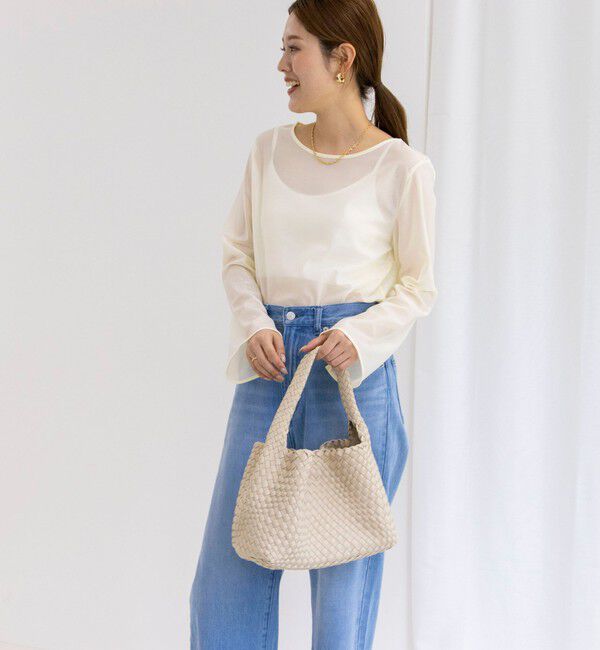 NOLLEY'S「ラメシアートリコットプルオーバーカットソー」|Tシャツ・カットソー|