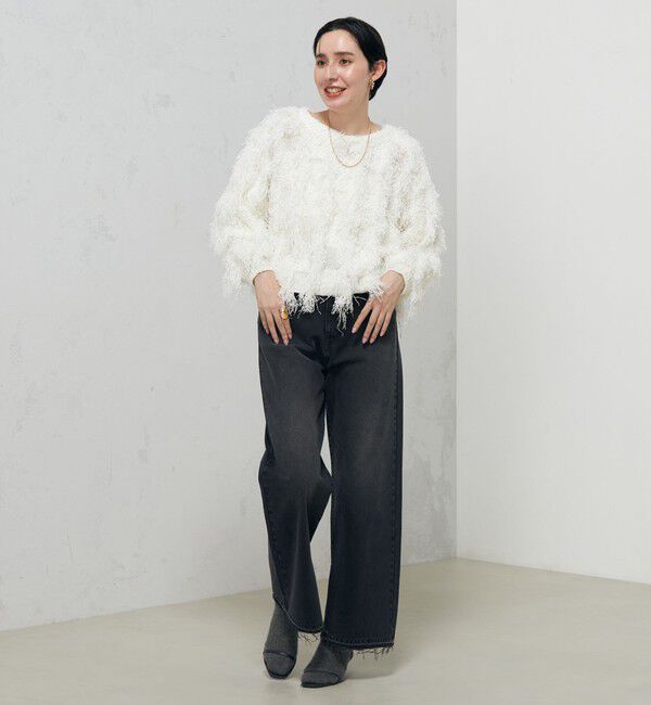 Laraaji「カットジャガードプルオーバーニット」|ニット・セーター|