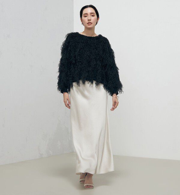 Laraaji「カットジャガードプルオーバーニット」|ニット・セーター|