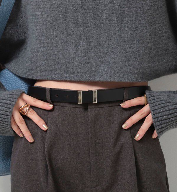 NOLLEY'S「ダブルラインカンベルト」|ベルト|ブラック