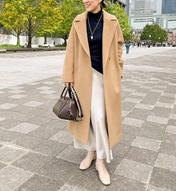 NOLLEY'S sophi「《オールシーズン対応》ウォッシャブルブライトサテンナロースカート」|スカート|