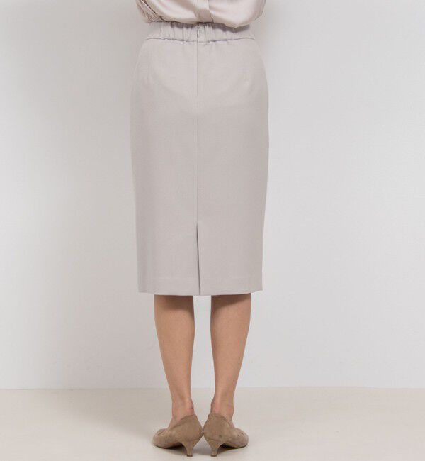 NOLLEY'S sophi「《セットアップ対応》ウォッシャブルウール調サージセミタイトスカート」|タイト|