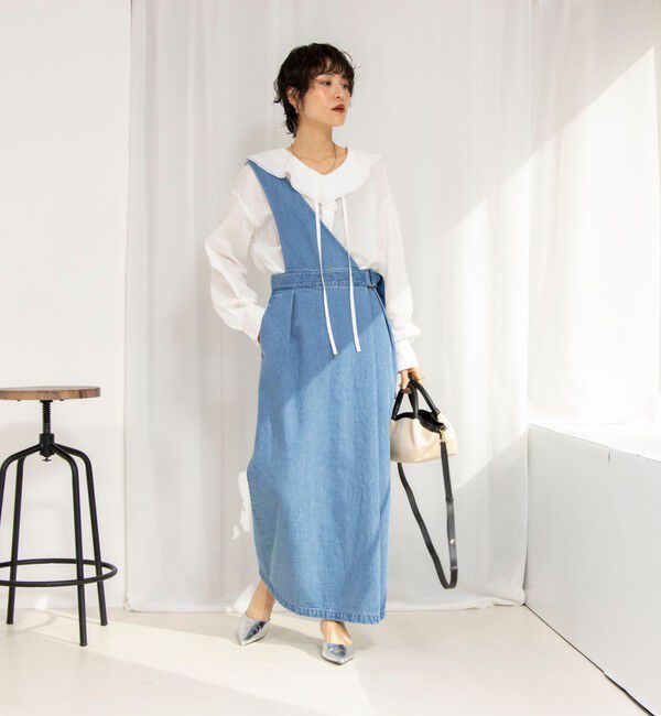 NOLLEY'S「ラッフルカラーブラウス」|シャツ・ブラウス|