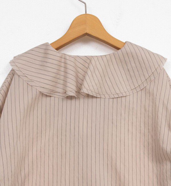 NOLLEY'S「ラッフルカラーブラウス」|シャツ・ブラウス|