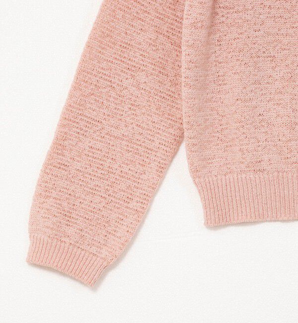 Rie Miller「《手洗い可能》テープヤーンボートネックプルオーバーニット」|ニット・セーター|