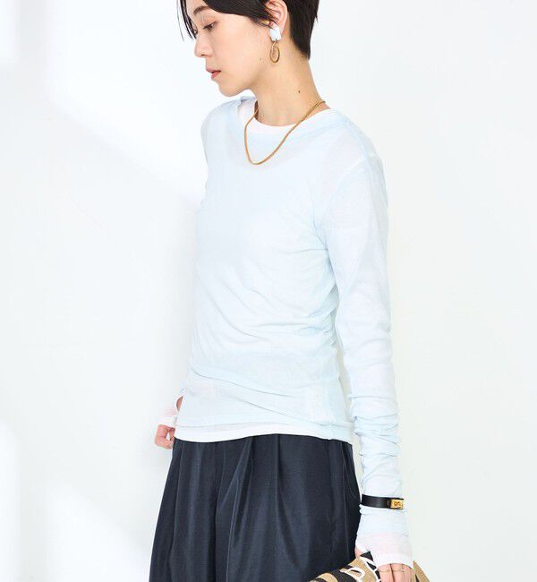 NOLLEY'S「MY STANDARD シアーロンT」|Tシャツ・カットソー|