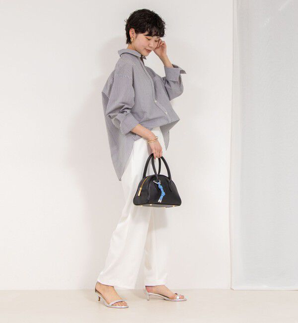 NOLLEY'S sophi「《セットアップ対応》ウォッシャブルツイルイージータックワイドパンツ」|その他|