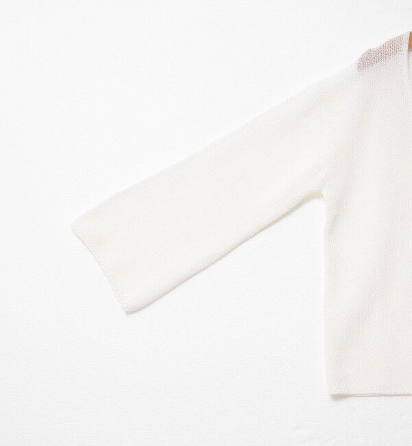 NOLLEY'S「《アンサンブル対応》《手洗い可能》ペーパーヤーン深Vネックプルオーバーニット」|ニット・セーター|