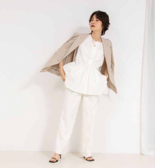 NOLLEY'S sophi「【PROTAGONISTA/プロタゴニスタ】Sleeveless Flare Tops」|シャツ・ブラウス|