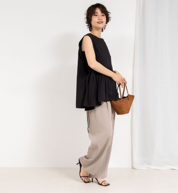 NOLLEY'S sophi「【PROTAGONISTA/プロタゴニスタ】Sleeveless Flare Tops」|シャツ・ブラウス|