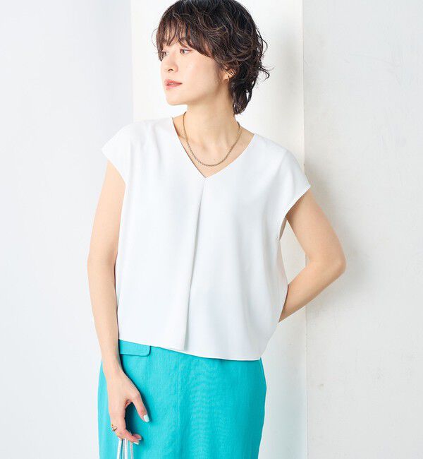 NOLLEY'S sophi「レイヤードVネックブラウス」|シャツ・ブラウス|