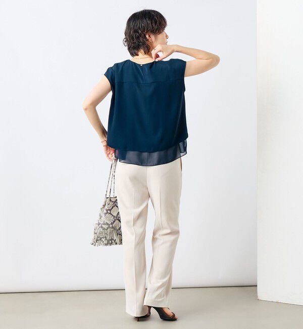 NOLLEY'S sophi「レイヤードVネックブラウス」|シャツ・ブラウス|