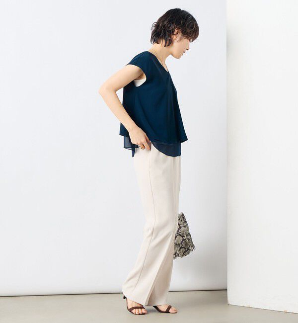 NOLLEY'S sophi「レイヤードVネックブラウス」|シャツ・ブラウス|