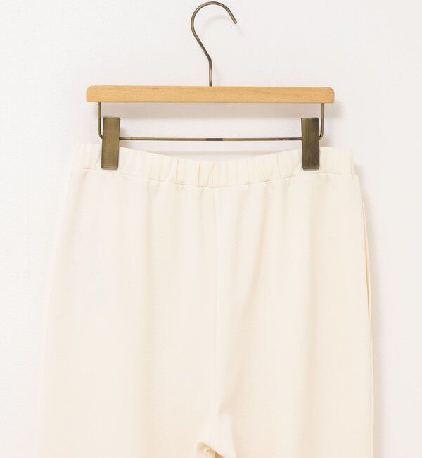Rie Miller「《セットアップ対応》《手洗い可能》ダンボールジョーゼット裾リブジョガーパンツ」|チノ|