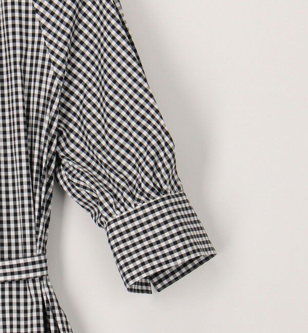 NOLLEY'S「ウォッシャブル高密度ストレッチシャツワンピース」|ワンピース|