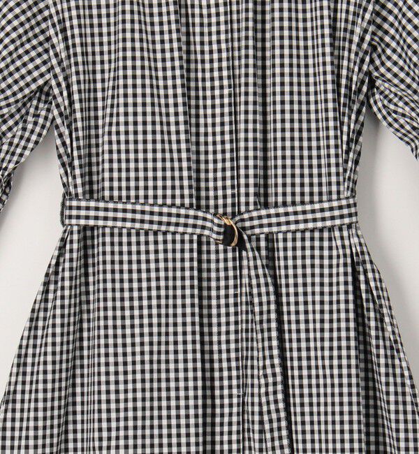 NOLLEY'S「ウォッシャブル高密度ストレッチシャツワンピース」|ワンピース|