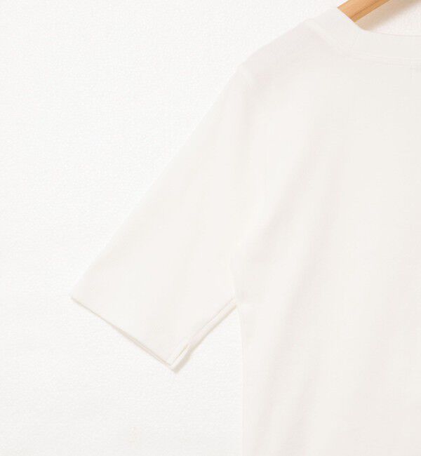 NOLLEY'S「◇【WEB限定】コンパクトベアテレコスクエア5分袖プルオーバーカットソー」|Tシャツ・カットソー|