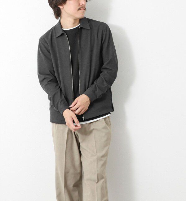 NOLLEY'S goodman「【Primeflex】《速乾/ストレッチ》ジップシャツブルゾン 25SS」|ブルゾン・スタジャン|