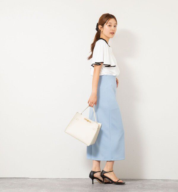 NOLLEY'S sophi「バックサテンフレアスリーブブラウス」|シャツ・ブラウス|