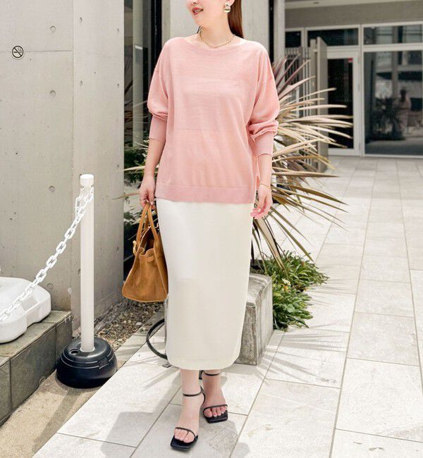 NOLLEY'S sophi「イタリー糸ラメシアー2WAYプルオーバーニット」|ニット・セーター|