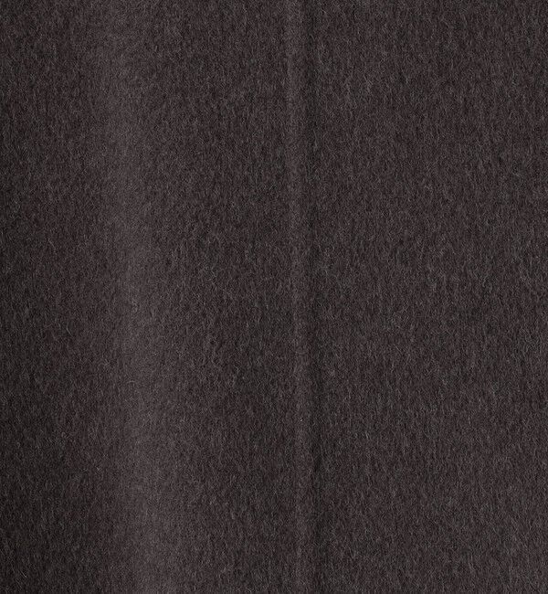 NOLLEY'S「バイカラーリバーコート」|ノーカラーコート|