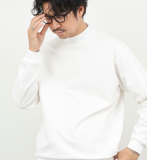 NOLLEY'S goodman「モックネックロンT 26SS」|Tシャツ・カットソー|ホワイト