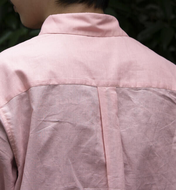 GLOSTER「【GLOSTER/グロスター】コットンリネン 半袖シャツ レギュラーカラー 綿麻」|シャツ・ブラウス|